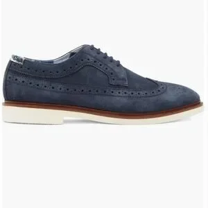 Paisley & Gray Men’s Fashion Wingtip Derby Navy Suede Lace Up Shoes Size 8.5 Amazon.com | Amali Chadwick, Mens Dress Shoes - Lace Up  main image 3